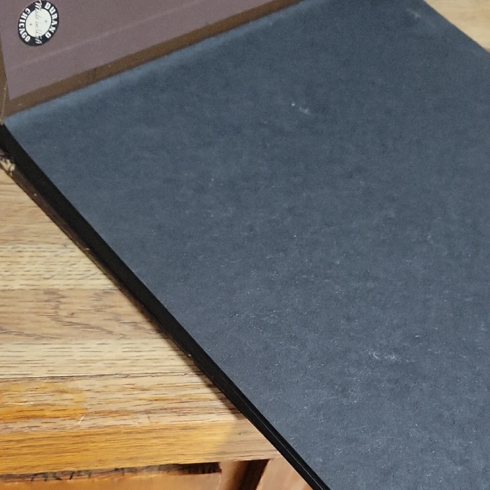 Vintage Brown Leather Photo Album with Embossed Horse Carriage Design - Picture 3 of 4